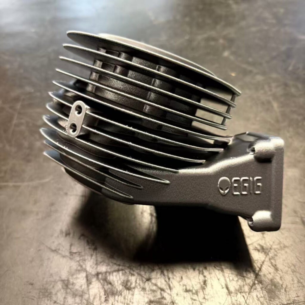 Cilindro motore con alette di raffreddamento